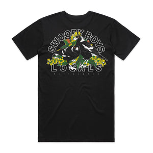 Swoopy Tee - Black/Colour